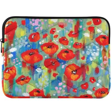 Imagem de Capa protetora colorida para notebook com estampa floral de cebolas para MacBook Pro 14, capa protetora universal de 13 a 14 polegadas
