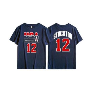 Imagem de Camiseta Masculina Oversize Vintage Dream Team 1992 Basquete Casual Al