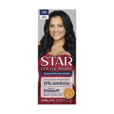 Imagem de Embelleze tintura star color sem amonia 1.0 preto glamour