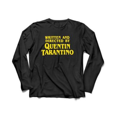 Imagem de Camiseta Manga Longa Feminina By Quentin Tarantino Cinema, Preto, GG