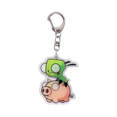 Imagem de Chaveiro Acrílico De Personagens De Desenho Animado Cool Trendy Invade