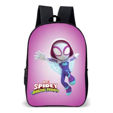 Imagem de Mochila Infantil Simples Novidade Tema Herois Aranhas Spider Lançament