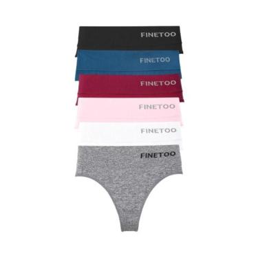 Imagem de Conjunto De 6 Calcinhas G-String Sexy E Respiráveis Para Mulheres, Lin