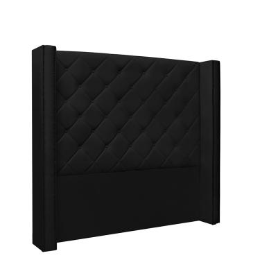 Imagem de Cabeceira Vicenza Para Cama Box Casal 140 cm Corino Preto - D'Rossi
