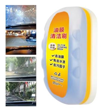 Imagem de Limpador de óleo de para-brisa - 100 ml Poderoso limpador de filme de óleo suave - Removedor de manchas de detalhes de vidro, para casa de banho espelho porta janela veículo