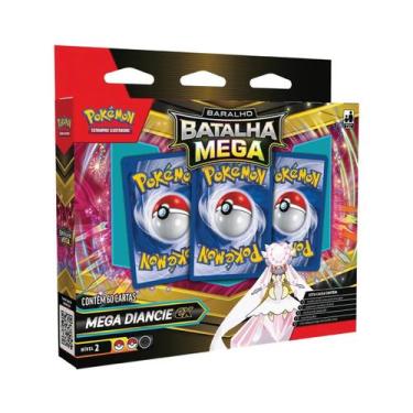 Imagem de Baralho Batalha Mega Pokémon Mega Diancie Ex 60 Cards Pronto Para Joga
