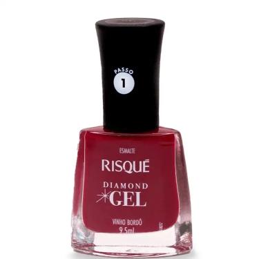 Imagem de Esmalte Gel Vinho Bordo Risque 9,5ML