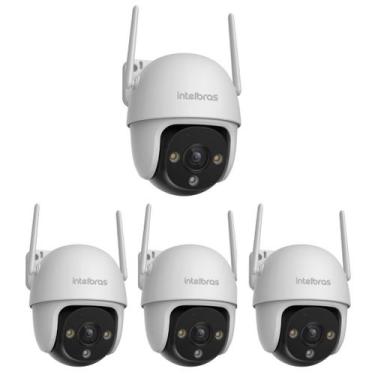 Imagem de Kit 4 Câmeras Inteligente Wi-Fi 2 Megapixels Full HD 360 iM7 S Full Co