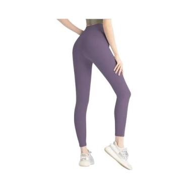 Imagem de Leggings De Yoga Femininas De Cintura Alta, Calças De Fitness Para Lev