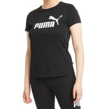 Imagem de Camiseta Puma Ess Logo Tee 586774 Feminino-Feminino