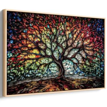 Imagem de Quadro Árvore da Vida em Cores Radiantes Eternas - Mioquadros, 120x80 