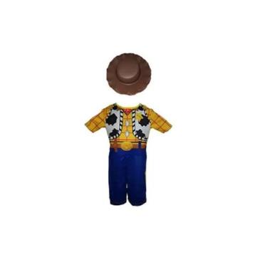 Imagem de Fantasia Roupa Infantil Woody Curto C Chapéu Com Enchimento - Parfum E