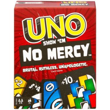 Imagem de Jogo de Cartas Uno Show 'em no Mercy com 168 Unidades para Partidas Intensas e Penalidades Rigorosas Mattel