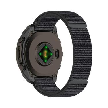 Imagem de Pulseira De Nylon Com Fecho De Gancho De 26mm, 22mm E 20mm Para Garmin