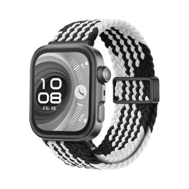 Imagem de Pulseira De Nylon Trançada Ajustável Para Huawei Watch Fit 3/4/4 Pro, 