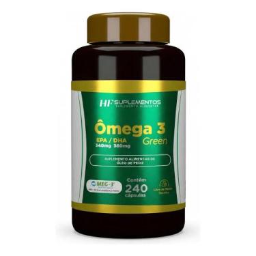 Imagem de Ômega 3 240 Capsulas Green HF 1000mg Óleo de Peixe Suplement - Congrat
