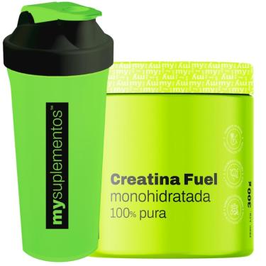 Imagem de Kit Creatina Monohidratada Pura 300g e Coqueteleira – My Suplementos-Unissex