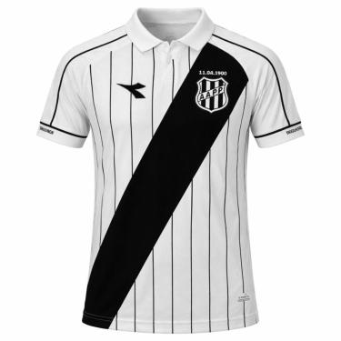 Imagem de Camisa Ponte Preta Diadora 2025 Uniforme 1 Jogador - Masculino-Masculino