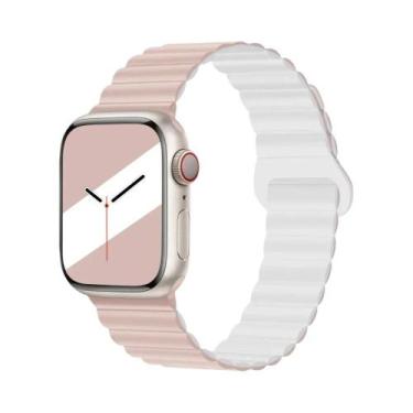 Imagem de Pulseira Magnética De Silicone Para Apple Watch Série 1 2 3 4 5 6 7 8 