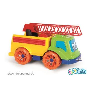 Imagem de Caminhão infantil bombeiros babyfrota - poliplac 7096
