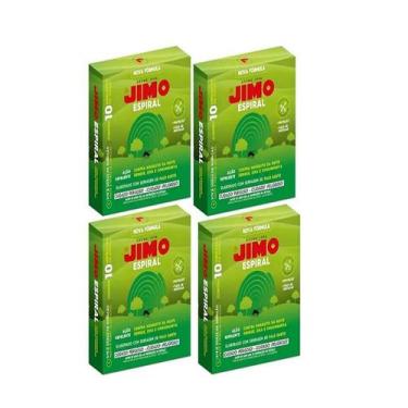 Imagem de Kit 4 Embalagens com 10 Unidades Jimo Repelente Espiral Contra Mosquit