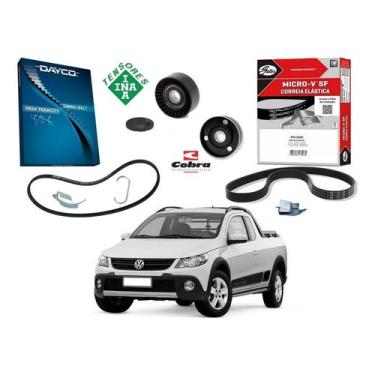 Imagem de Correia Elástica Polia Gates Saveiro Cross G5 1.6 8v 2009 A 2013
