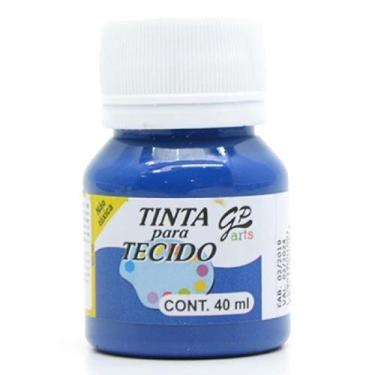 Imagem de Tinta para Tecido Gato Preto 40ml - 2, 491 AZUL TURQUESA