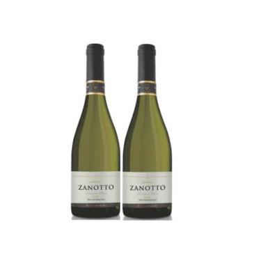 Imagem de Kit 2 Un Vinho Zanotto branco Seco Sauvignon Blanc 750 ml