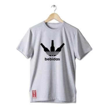 Imagem de Camiseta Masculina Estampada Com Abridor De Garrafa Cerveja 100% Algod