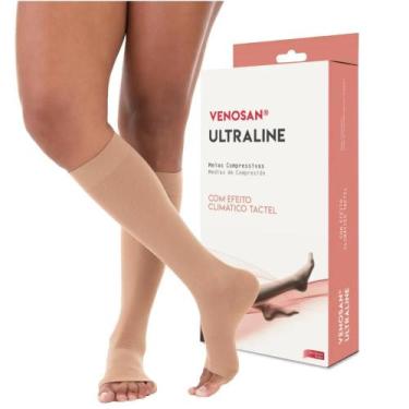 Imagem de Venosan ultraline 4000 comp. 20-30 ad 3/4 tam. g aberto bege tamanho:g