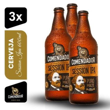 Imagem de Cerveja Session IPA Comendador 600ml Kit 3 unidades - Cervejaria Comen