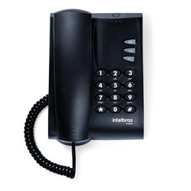 Imagem de Telefone com Fio Pleno sem Chave Intelbras Grafite