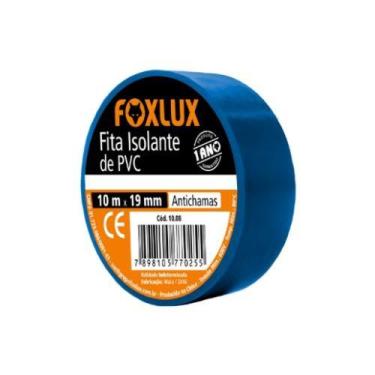 Imagem de Fita Isolante De Pvc Azul 10 Metros 19mm 0,15mm - Foxlux