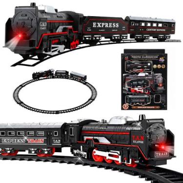 Imagem de Trenzinho Elétrico Locomotiva Farol 3 Vagões Ou 4 Vagões - - Europio, 