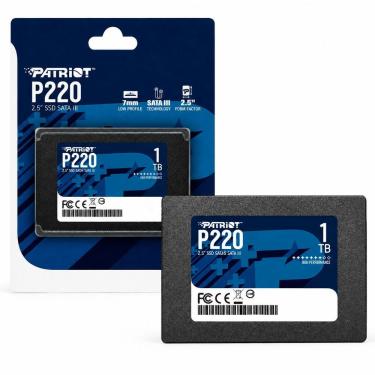 Imagem de SSD Interno P220S1TB25 Capacidade 1TB Burst Elite 2.5 SATA III Patriot
