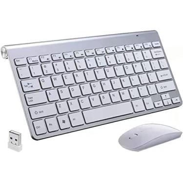 Imagem de Kit Teclado + Mouse Adaptador Usb Sem Fio 2.4ghz Pc Wb-8066 Luuk Young