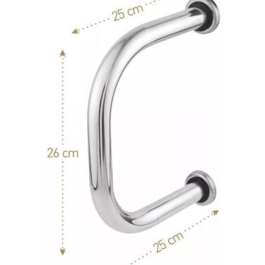 Imagem de Barra Ou Alça De Apoio Em U Para Lavatório