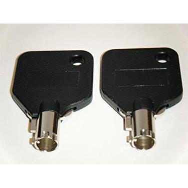 Imagem de 2 Craftsman Gladiator GarageWorks Toolbox Lock Keys Code Cut F21 com grandes tampas pretas para facilitar a identificação e operação, chaves tubulares, por favor, aperte a chave ao girar