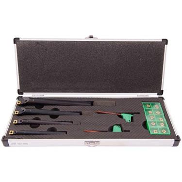 Imagem de HHIP 1001-0699 4 Piece SCLCR2 Index Boring Bar Set with Coolant Thru & 10 Inserts (5/16-3/8-1/2&5/8 Inch)