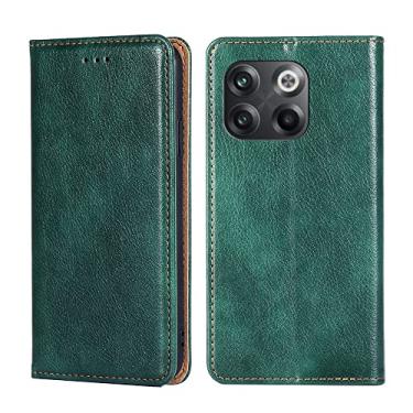 Imagem de YUNCHAO Caixa de telefone Para OnePlus 10t Gloss Oil Color Solid Color Leather Case de telefone capa para celular