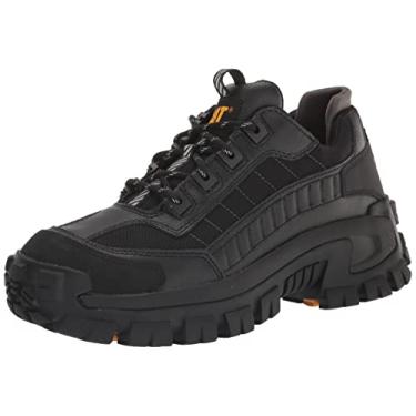Imagem de Cat Footwear Sapato de construção masculino Invader com bico de aço, Preto, 7