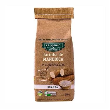 Imagem de Kit 3X: Farinha de Mandioca Branca Orgânica Organic 500g