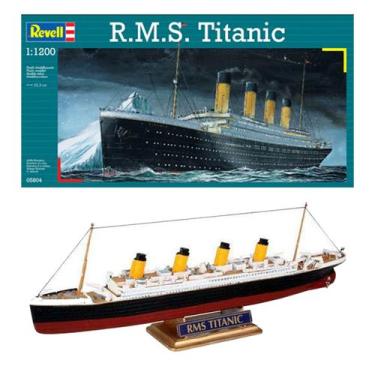 Imagem de Navio Rms Titanic 1:1200 Rev 05804 - Kit Para Montar - Plastimodelismo