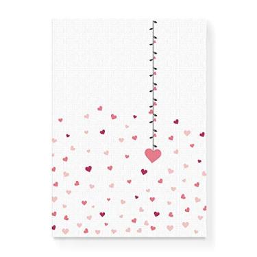 Imagem de Arte Maníacos Quadro Decorativo em Tela Canvas Coração Mobile - 23x16,25cm