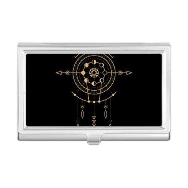 Imagem de Carteira de bolso com estampa geométrica de totem do universo