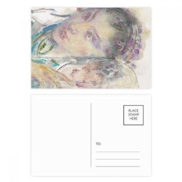 Imagem de Cartão postal Chinese Opera XJJ pintura a óleo conjunto de cartões postais de aniversário cartão de agradecimento