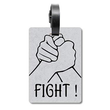 Imagem de Pulso de luta livre personalizada para gesto com etiqueta para cartão de bagagem, etiqueta para pendurar