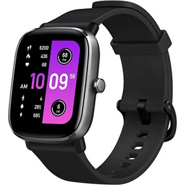 Imagem de Novo 2022 Amazfit GTS 2 mini Nova Versão Smartwatch Monitoramento do Sono 68+Modos Esportivos Smart Watch For Android Para iOS (Black)