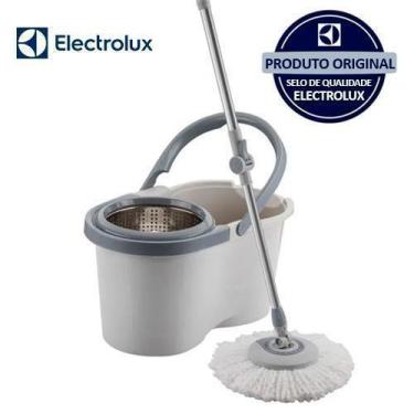 Imagem de Mop Limpeza Esfregão Giratorio Com Balde 2 Refis Electrolux