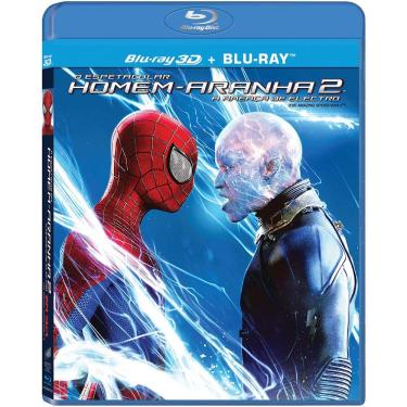 Imagem de Blu-ray O Espetacular Homem Aranha 2 Ameaça De Electro 2d 3d